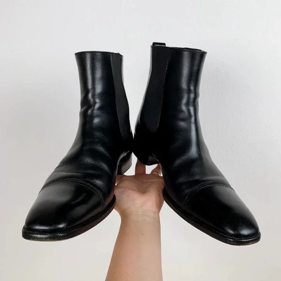 Tom Ford Black Leather Boots